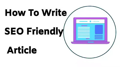 Write seo friendly article