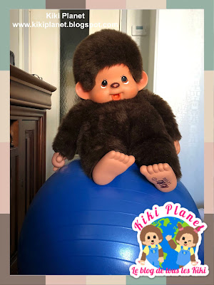 kiki Monchhichi fitness gym yoga Monday motivation kawaii humour