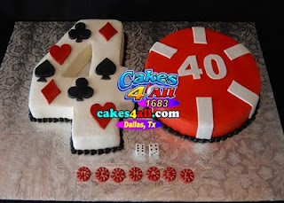 Birthday Cakes Dallas on Cakes 4 All In Dallas  40th Birthday Gambling Cake Dallas