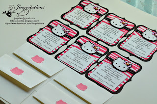 hello kitty birthday party zebra invitations