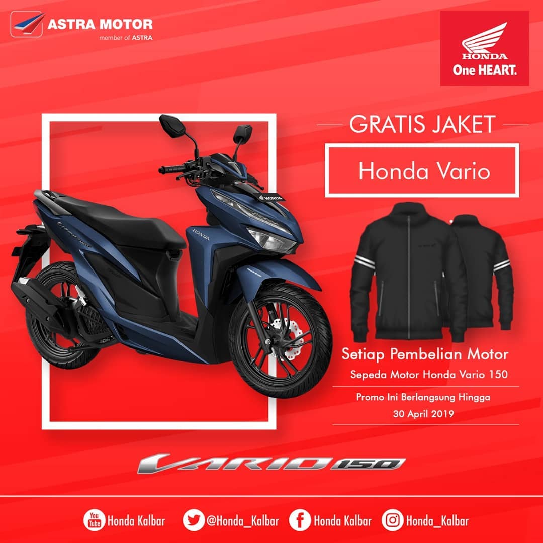 Beli Motor Honda Di Bulan April Dapatkan Jaket Dan Helm Eksklusif Muhammad Teguh Budianto