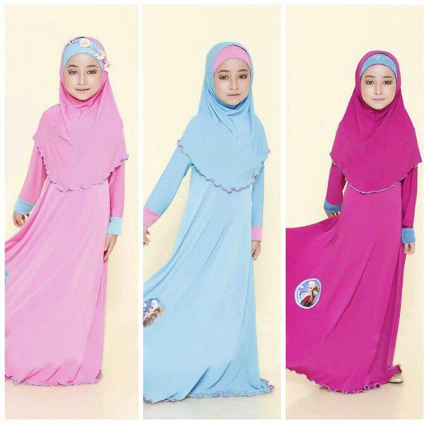 Model Baju Muslim Anak Perempuan Terbaru 2017 dan 2018