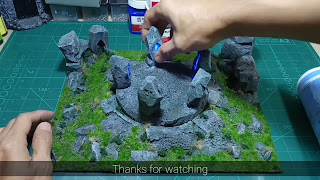 How to make a Realistic Diorama Fantasy Stone Altar