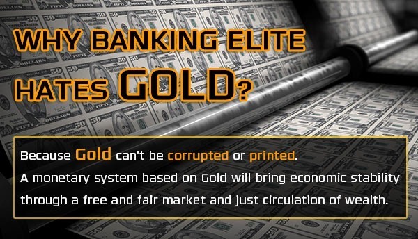 Why banking elite hates gold standard - Bitcoin Is Scam