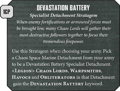 Devastation Battery Iron Warriors