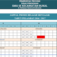 Aplikasi Excel Jadwal Pelajaran Anti Bentrok