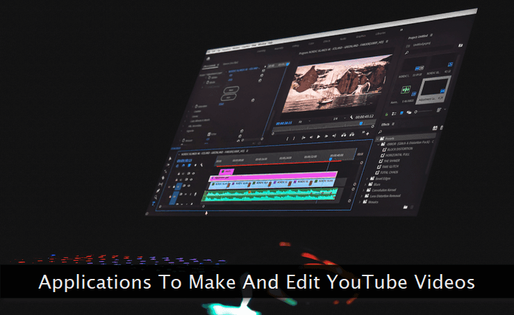 Desktop video editing application