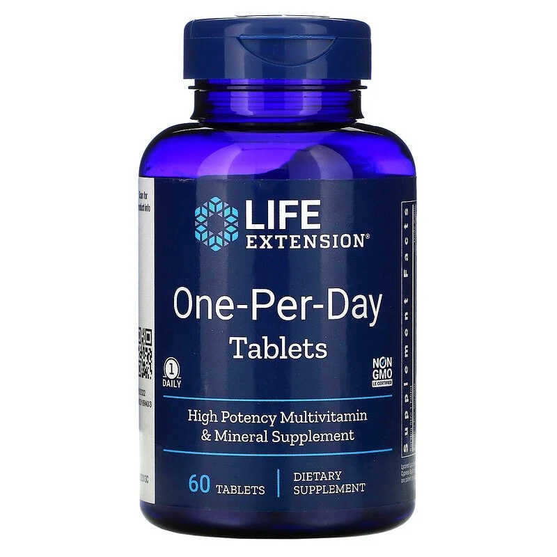 Life Extension, One-Per-Day, 60 таблеток