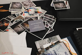 Exhibition cards for ‎Edmond Thommen‎ BLENDEDnudes at M2 Gallery Photo by Kent Johnson for Street Fashion Sydney.