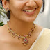 Akshaya thrirthiya special - Short gold necklace
