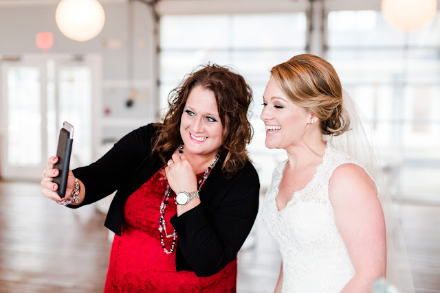 A nautical winter wedding with a spectacular sunset at the Chesapeake Bay Beach Club by Heather Ryan Photography