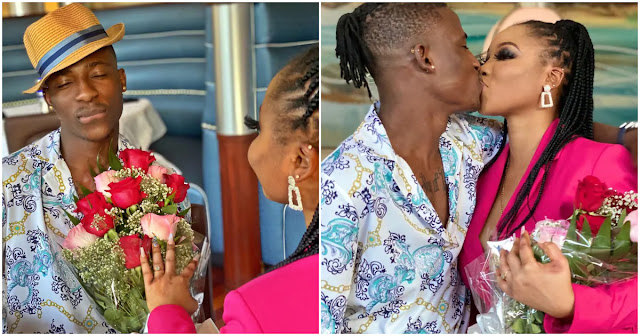 Nollywood Actor Proposes To His Beautiful Girlfriend at a Restaurant