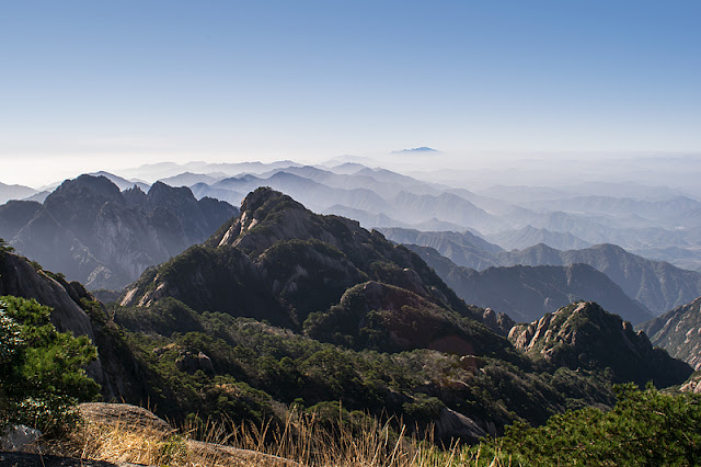 Panorama depuis le sommet du Huangshan