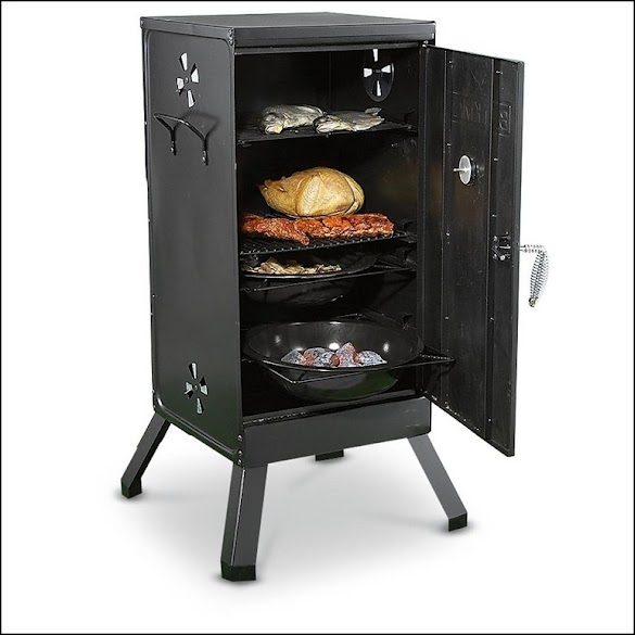 Brinkmann Vertical Charcoal Smoker Modifications / Brinkmann 810-5502-W Square 2-Door Vertical Charcoal ... - It sits about 2 above.