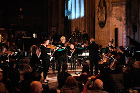Alexandra Wood performing with the City of London Sinfonia at Southwark Cathedral (Photo Kaupo Kikkas)
