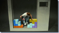 Stop Motion Chalk Tetris