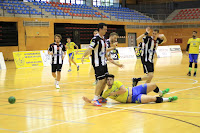 Partido entre el Club Balonmano Barakaldo y el Dominicos