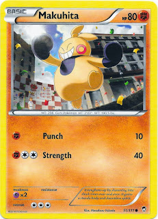 Makuhita Furious Fists Pokemon Card