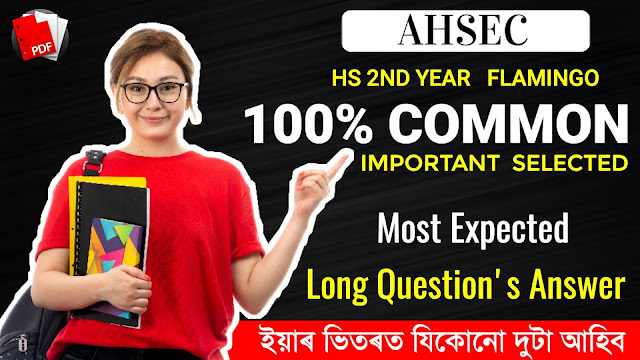 HS 2nd Year English Common Long Questions Answer for AHSEC 2024