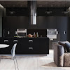 Bright Apartment With Black Walls