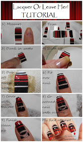 Tutorial: applying water-decal nail wraps