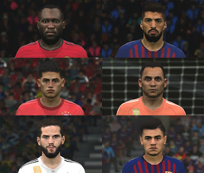 PES 2017 Facepack vol 4 by BenHussam