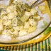 pesto ligure con patate e fagiolini ed una bimba senza forchetta