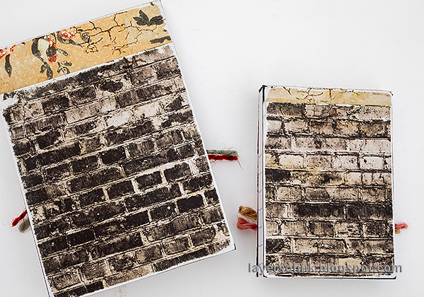Layers of ink - Altered Notebooks Tutorial by Anna-Karin Evaldsson.