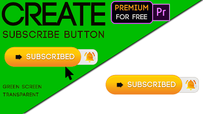 how to create Professional Animated Subscribe Button on Adobe Premiere Pro Tutorial 2021