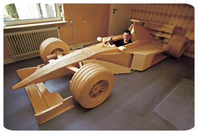 Man Builds Full Scale F1 Car From 956,000 Matchsticks Michael Arndt