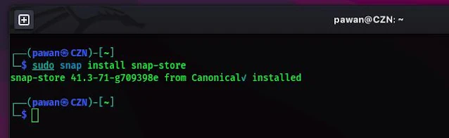 Install Snap Store in Kali Linux