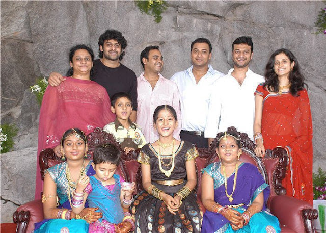 Prabhas with his sisters