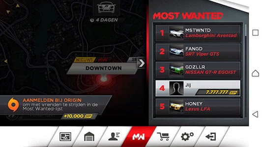 Screenshot Need for Speed Most Wanted need for speed most wanted v1.3.63 apk