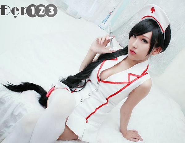 1312 03 hinh1 Cosplay Akali y tá ngực khủng siêu gợi cảm