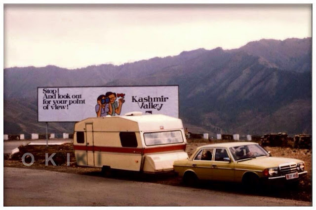 Swedish caravan in Kashmir 1967