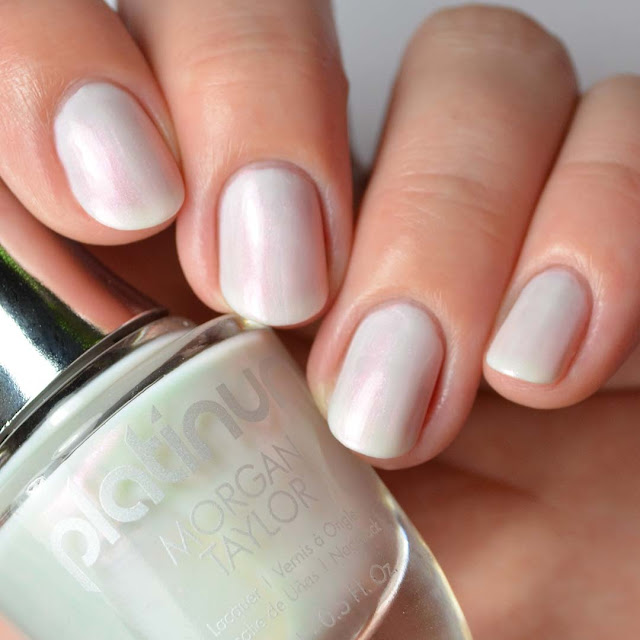 white duo chrome nail polish