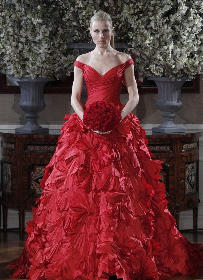 WEDDING COLLECTIONS: Red Wedding Dresses 2013