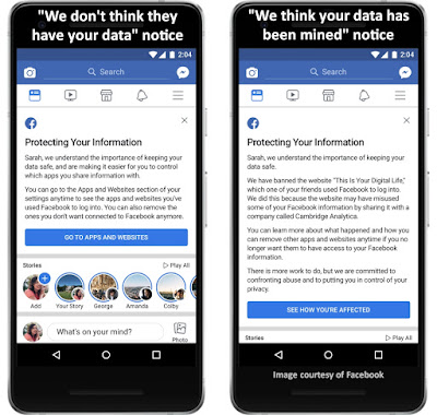 Facebook Data Compromise Notification