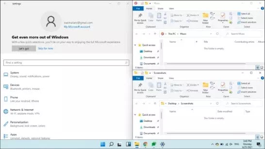 Cara Split Screen di Windows 11-10