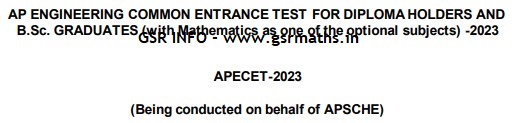 AP ECET 2023 Notification Apply Online