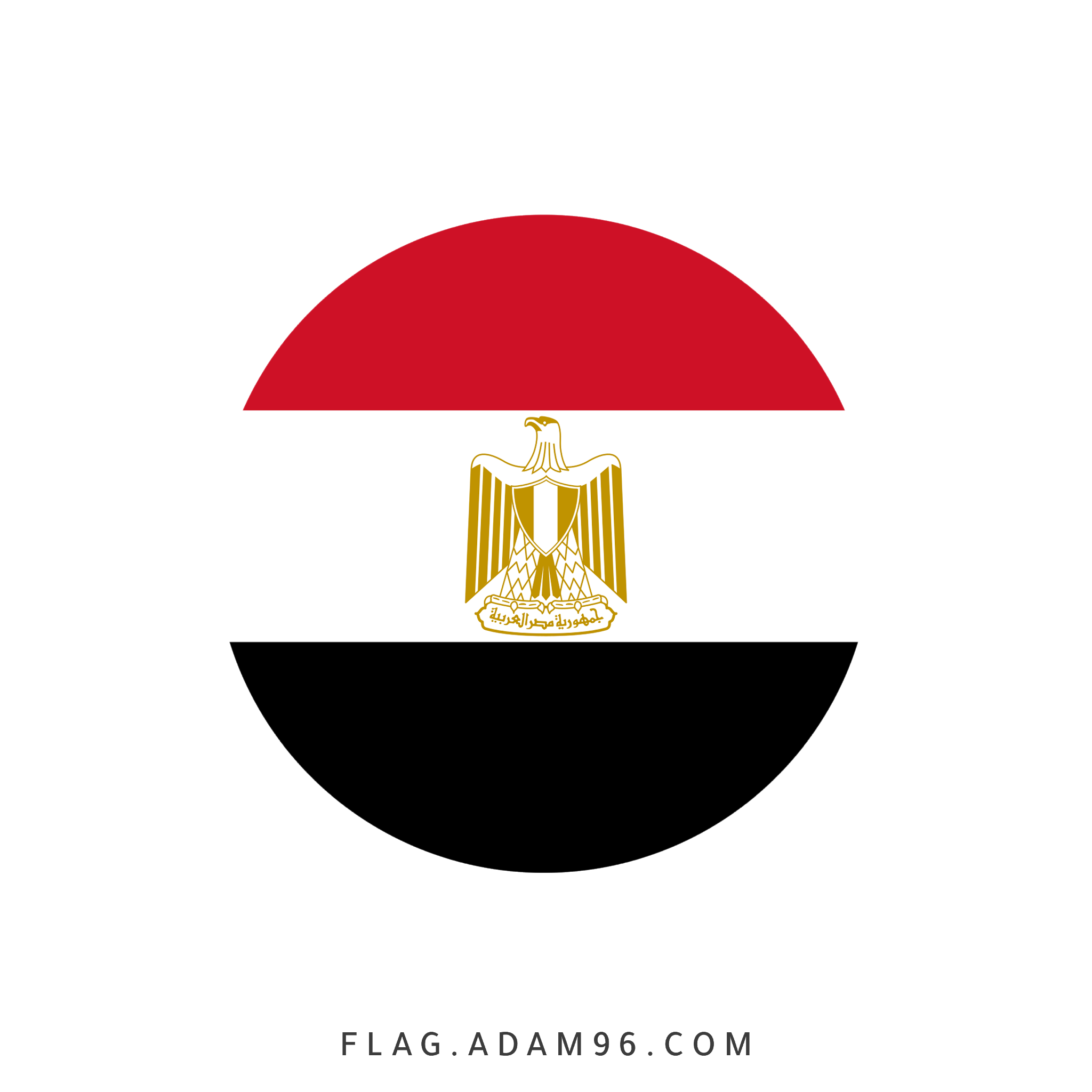 تحميل علم مصر بشكل دائري للتصميم خلفيات علم مصر للتصميم بصيغة PNG