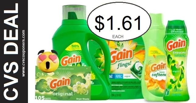 Cheap Gain Laundry Detergent CVS Deals 3/12-3/18