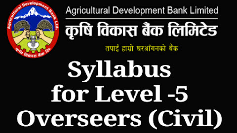 ADBL Syllabus for Level -5  Overseer (Civil)