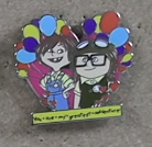 Disney's Carl and Ellie Valentines Day Blind Box Pin