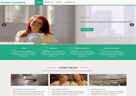 Green Lantern Free WordPress Theme