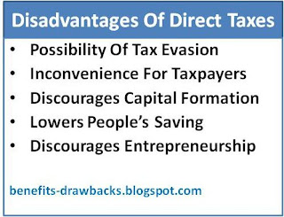 disadvantages direct taxes
