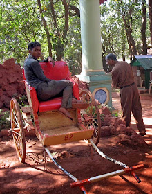 Cycle Rickshaw Driver waiting for a fare