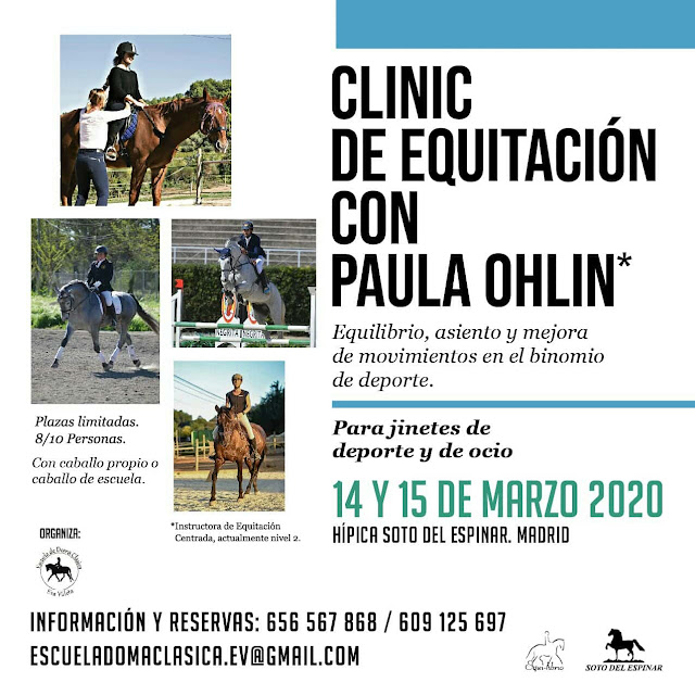 Clinic con Paula Ohlin en Madridd