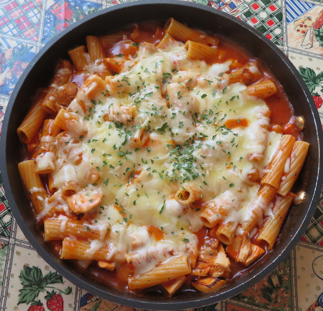 Chicken & Parm Pasta Skillet