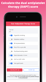 Calculate the dual antiplatelet therapy (DAPT) score